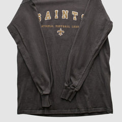 New Orleans Saints NFL 2000s Long Sleeve T-shirt - Charcoal Vintage - Fanatics