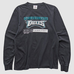 Philadelphia Eagles NFL 2010s Long Sleeve T-shirt - Black Vintage - Fanatics