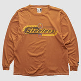 Pittsburgh Steelers 2000s Long Sleeve T-shirt - Brown Vintage - Fanatics