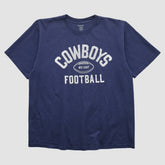 Dallas Cowboys Reebok 2000s T-shirt - Navy Vintage - Fanatics