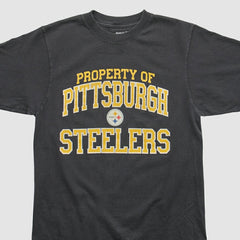 Pittsburgh Steelers Reebok 2000s T-shirt - Black Vintage - Fanatics