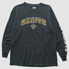 New Orleans Saints NFL 2000s Long Sleeve T-shirt - Black Vintage - Fanatics