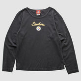 Pittsburgh Steelers NFL 2000s Long Sleeve T-shirt - Black Vintage - Fanatics