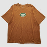 New York Jets Reebok 2000s T-shirt - Orange Vintage - Fanatics