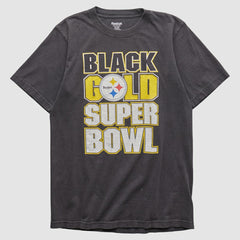 Pittsburgh Steelers Reebok 2000s T-shirt - Black Vintage - Fanatics