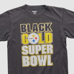 Pittsburgh Steelers Reebok 2000s T-shirt - Black Vintage - Fanatics