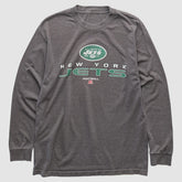 New York Jets 2010s Long Sleeve T-shirt - Dark Heather Gray Vintage - Fanatics