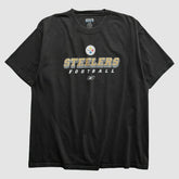 Pittsburgh Steelers Reebok 2000s T-shirt - Black Vintage - Fanatics