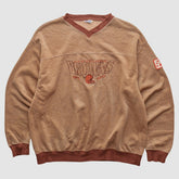 Cleveland Browns CRABLE SPORTSWEAR 90s Pullover Sweatshirt - Tan Vintage - Fanatics