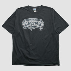Vintage San Antonio Spurs NBA 2000s T-shirt Black