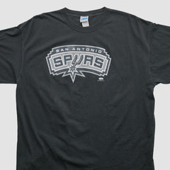 Vintage San Antonio Spurs NBA 2000s T-shirt Black