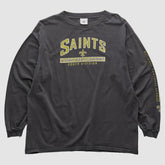 New Orleans Saints NFL 2000s Long Sleeve T-shirt - Charcoal Vintage - Fanatics