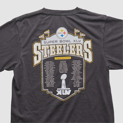 Pittsburgh Steelers Reebok 2011 T-shirt - Charcoal Vintage - Fanatics
