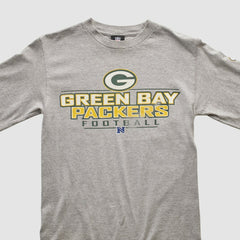 Green Bay Packers NFL 2010s Long Sleeve T-shirt - Heather Gray Vintage - Fanatics