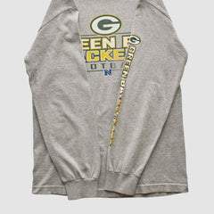 Green Bay Packers NFL 2010s Long Sleeve T-shirt - Heather Gray Vintage - Fanatics