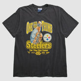 Pittsburgh Steelers Reebok 2000s T-shirt - Black Vintage - Fanatics