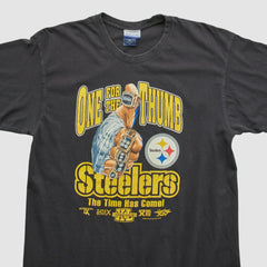 Pittsburgh Steelers Reebok 2000s T-shirt - Black Vintage - Fanatics