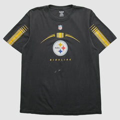 Pittsburgh Steelers Reebok 2000s T-shirt - Black Vintage - Fanatics