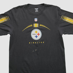 Pittsburgh Steelers Reebok 2000s T-shirt - Black Vintage - Fanatics