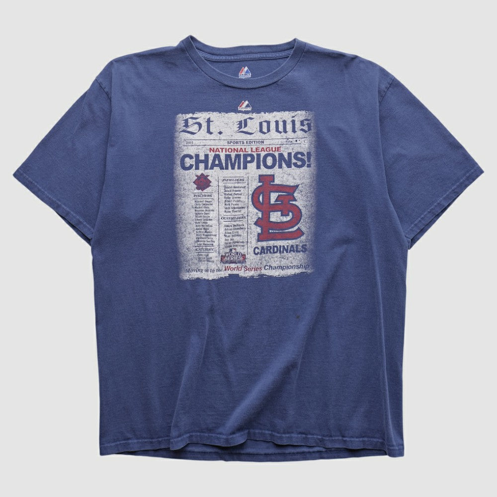 St. Louis Cardinals Majestic 2011 T-shirt Discount