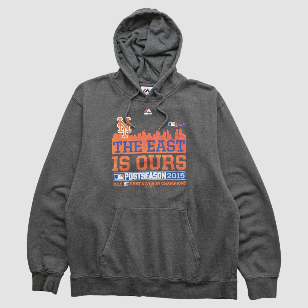 New York Mets Majestic 2015 Hooded Pullover Sweatshirt for sale