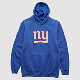 New York Giants Reebok 2000s Hooded Pullover Sweatshirt - Blue Vintage - Fanatics