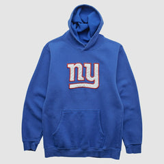 New York Giants Reebok 2000s Hooded Pullover Sweatshirt - Blue Vintage - Fanatics