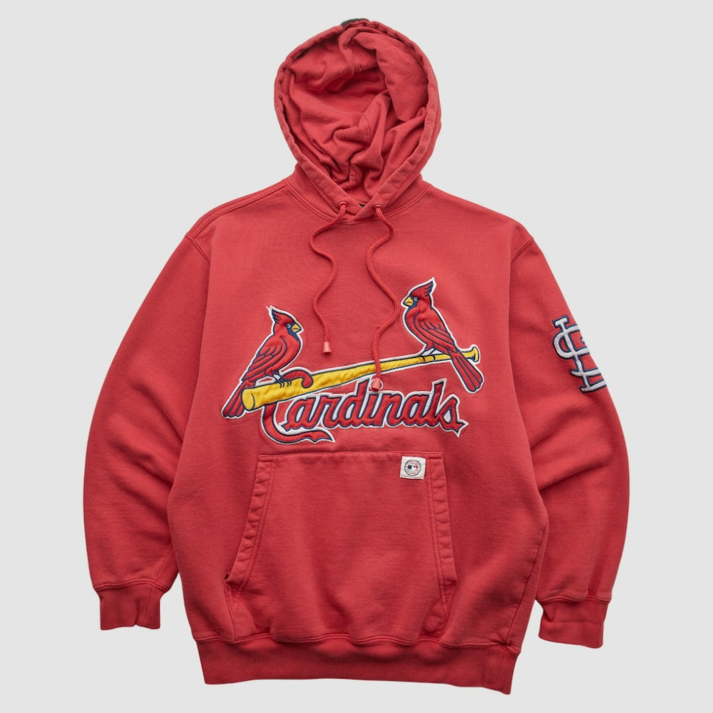 St. Louis Cardinals Stitches 2000s Hooded Pullover Sweatshirt Online