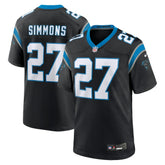 Isaiah Simmons Carolina Panthers Team Game Jersey - Black - Nike
