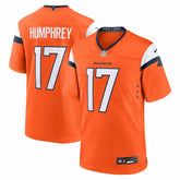 Lil'Jordan Humphrey Denver Broncos Team Game Jersey - Orange - Nike