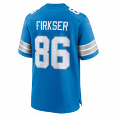 Anthony Firkser Detroit Lions Team Game Jersey - Blue - Nike