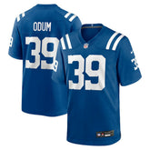George Odum Indianapolis Colts Team Game Jersey - Royal - Nike