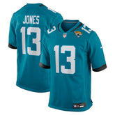 Tim Jones Jacksonville Jaguars Team Game Jersey - Teal - Nike