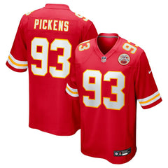 Zacch Pickens Kansas City Chiefs Team Game Jersey - Red - Nike