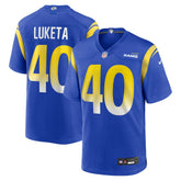 Jesse Luketa Los Angeles Rams Team Game Jersey - Royal - Nike