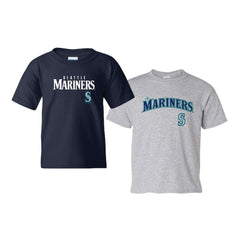 Seattle Mariners Soft as a Grape Youth 2-Pack Logo T-Shirt Set Sale
