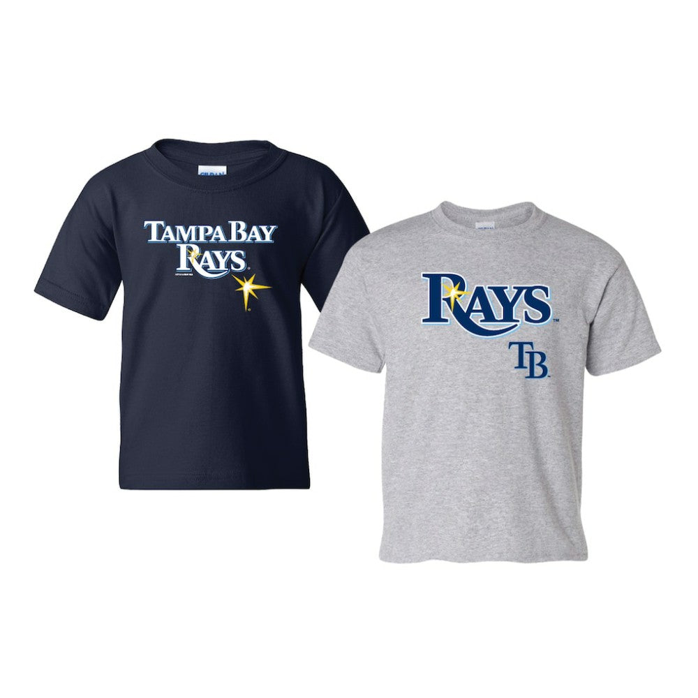 Tampa Bay Rays Soft as a Grape Youth 2-Pack Logo T-Shirt Set Near Me