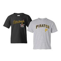 Pittsburgh Pirates Soft as a Grape Youth 2-Pack Logo T-Shirt Set Near Me