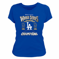 Los Angeles Dodgers Tiny Turnip Women's 2025 World Series Champions T-Shirt Outlet