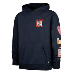 Stoney Clover Lane x '47 Women's Super Bowl LX Patches Foundation Hoodie - Black - 47 brand