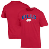 Buffalo Bills Champion Arch Over Logo T-Shirt - Red - NFL
