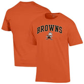 Cleveland Browns Champion Arch Over Logo T-Shirt - Orange - NFL