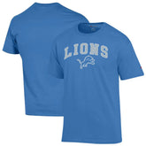 Detroit Lions Champion Arch Over Logo T-Shirt - Blue - NFL