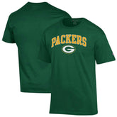 Green Bay Packers Champion Arch Over Logo T-Shirt - Green - NFL