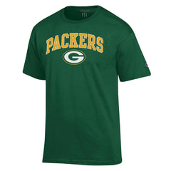 Green Bay Packers Champion Arch Over Logo T-Shirt - Green - NFL
