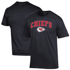 Kansas City Chiefs Champion Arch Over Logo T-Shirt - Black - NFL