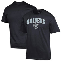 Las Vegas Raiders Champion Arch Over Logo T-Shirt - Black - NFL
