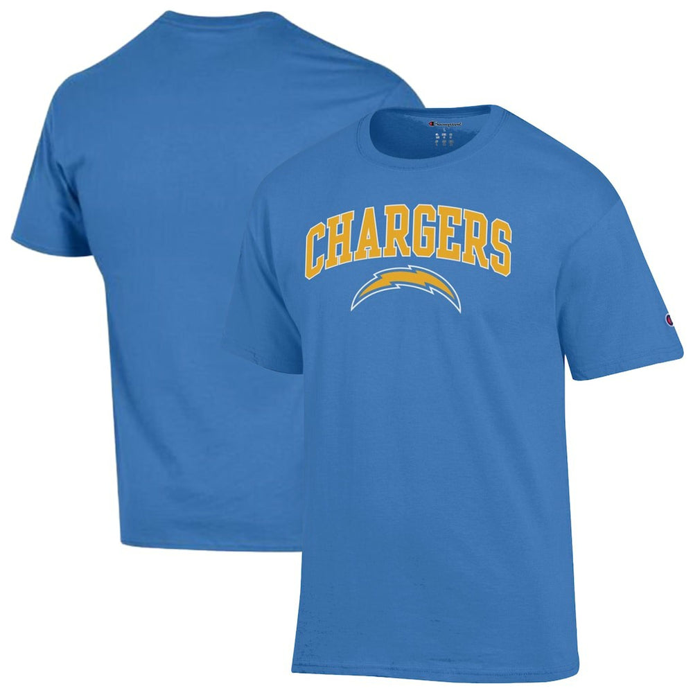 Los Angeles Chargers Champion Arch Over Logo T-Shirt - Powder Blue - NFL