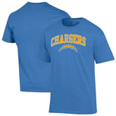 Los Angeles Chargers Champion Arch Over Logo T-Shirt - Powder Blue - NFL