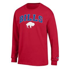 Buffalo Bills Champion Arch Over Logo Long Sleeve T-Shirt - Red - NFL